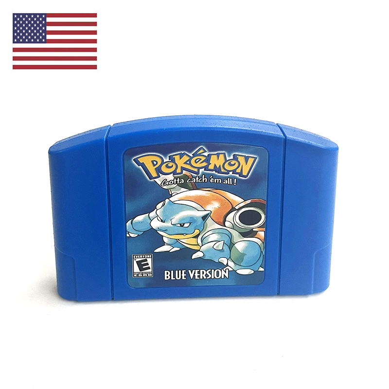 Retro Gaming N64 - Игровой картридж для N64: Pokemon Blue