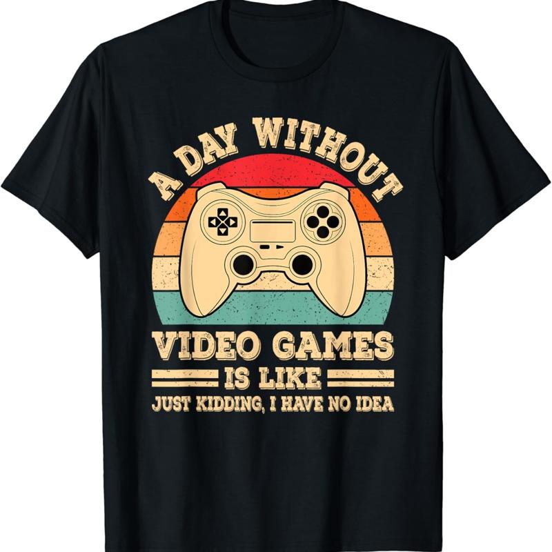 Retro Gaming Gamestop - Футболка с надписью «День без видеоигр»