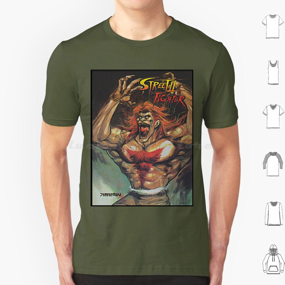 Футболка Blanka-Korean 2 Manga – обзор и цена Retro Gaming Gamestop