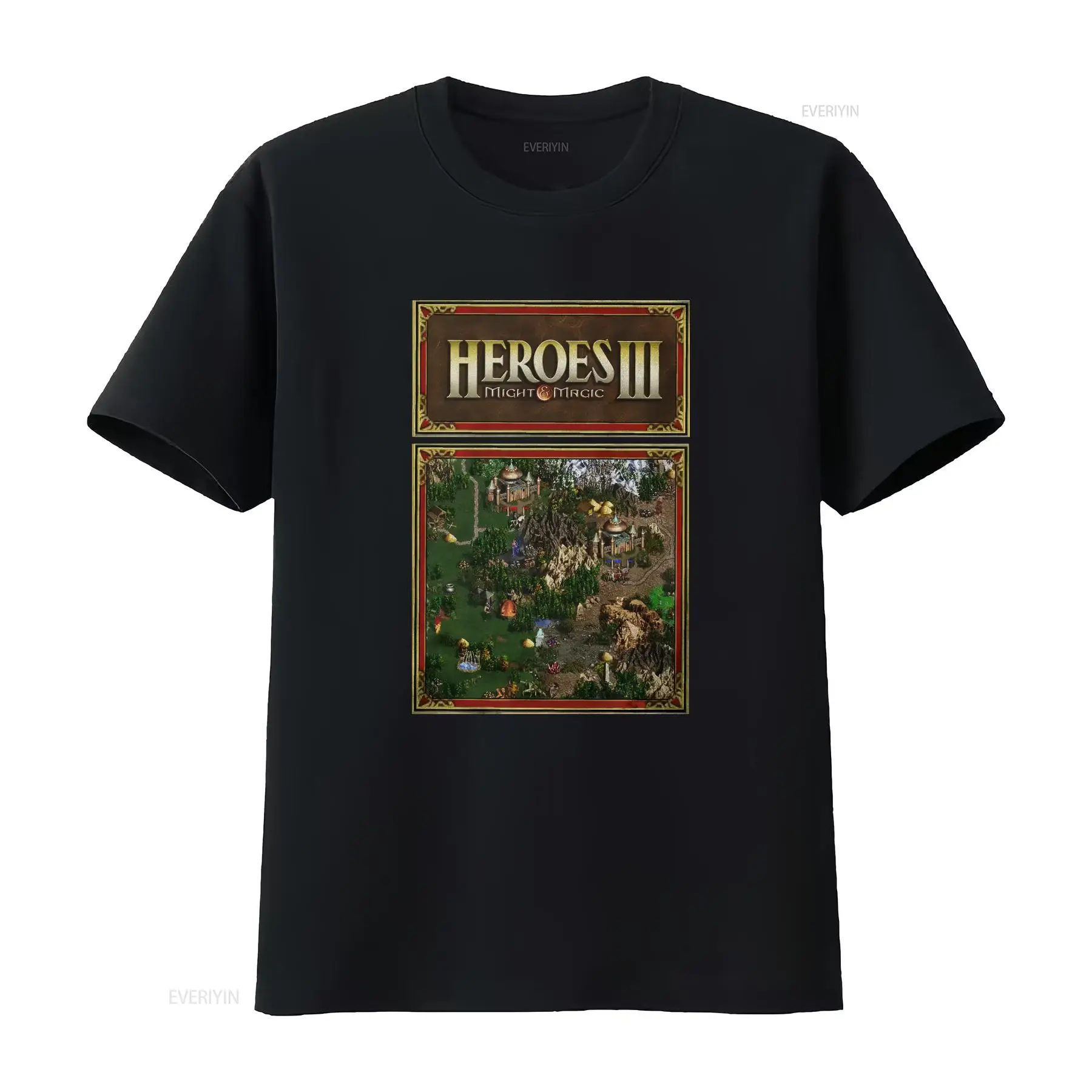 Футболка Heroes Map of Might A – обзор и цена Retro Gaming Gamestop