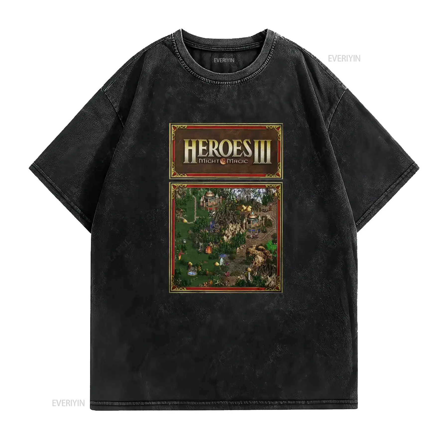 Футболка Heroes Map of Might A – обзор и цена Retro Gaming Gamestop