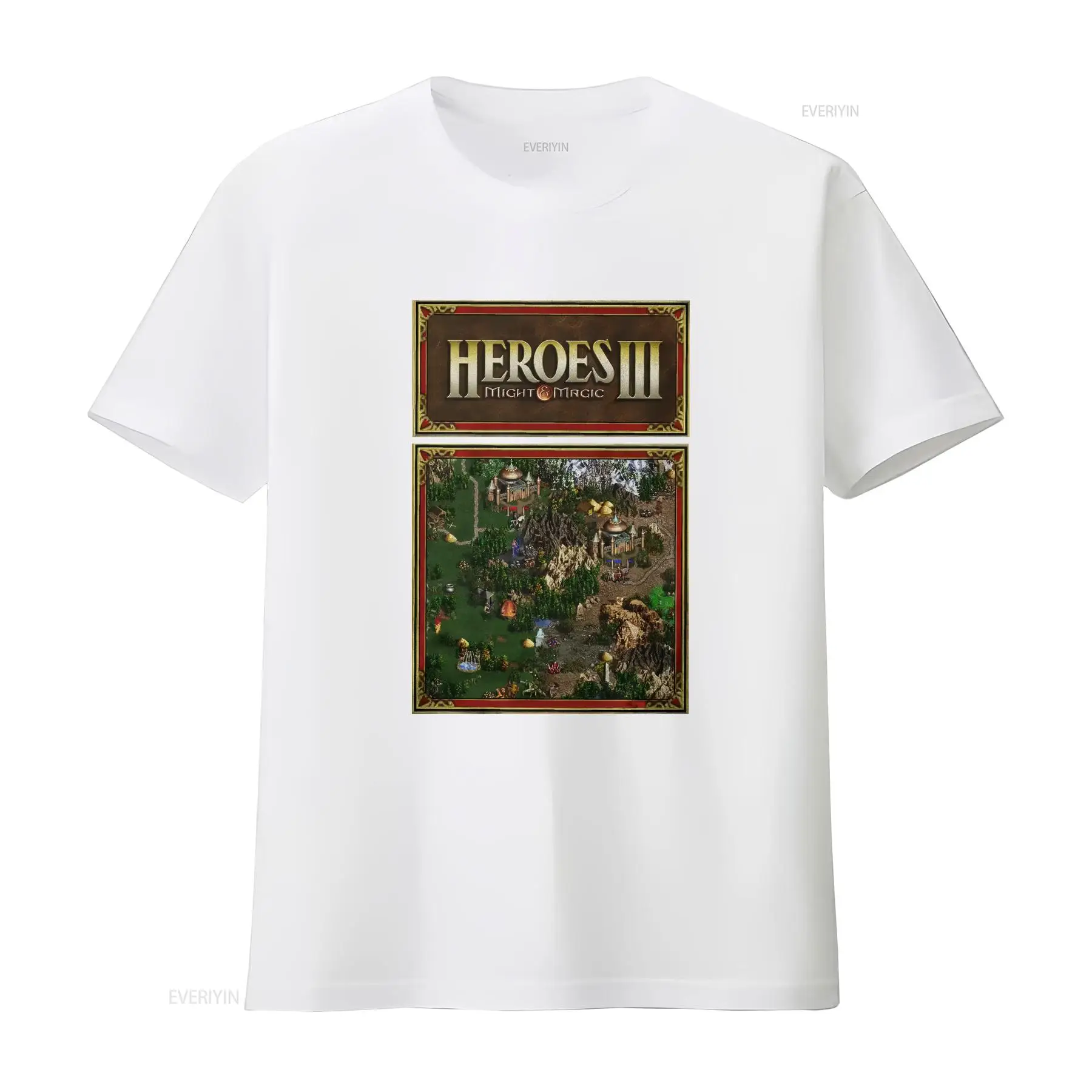 Футболка Heroes Map of Might A – обзор и цена Retro Gaming Gamestop