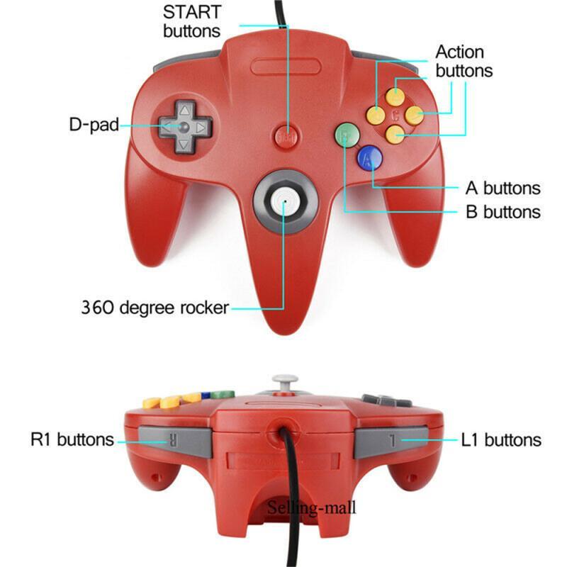 Контроллер N64, классический U – обзор и цена Retro Gaming N64