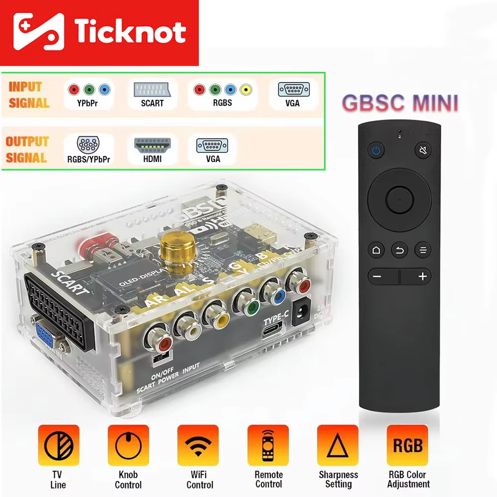 TicKnot GBS Control GBSC MINI  – обзор и цена Retro Gaming Hard Drive